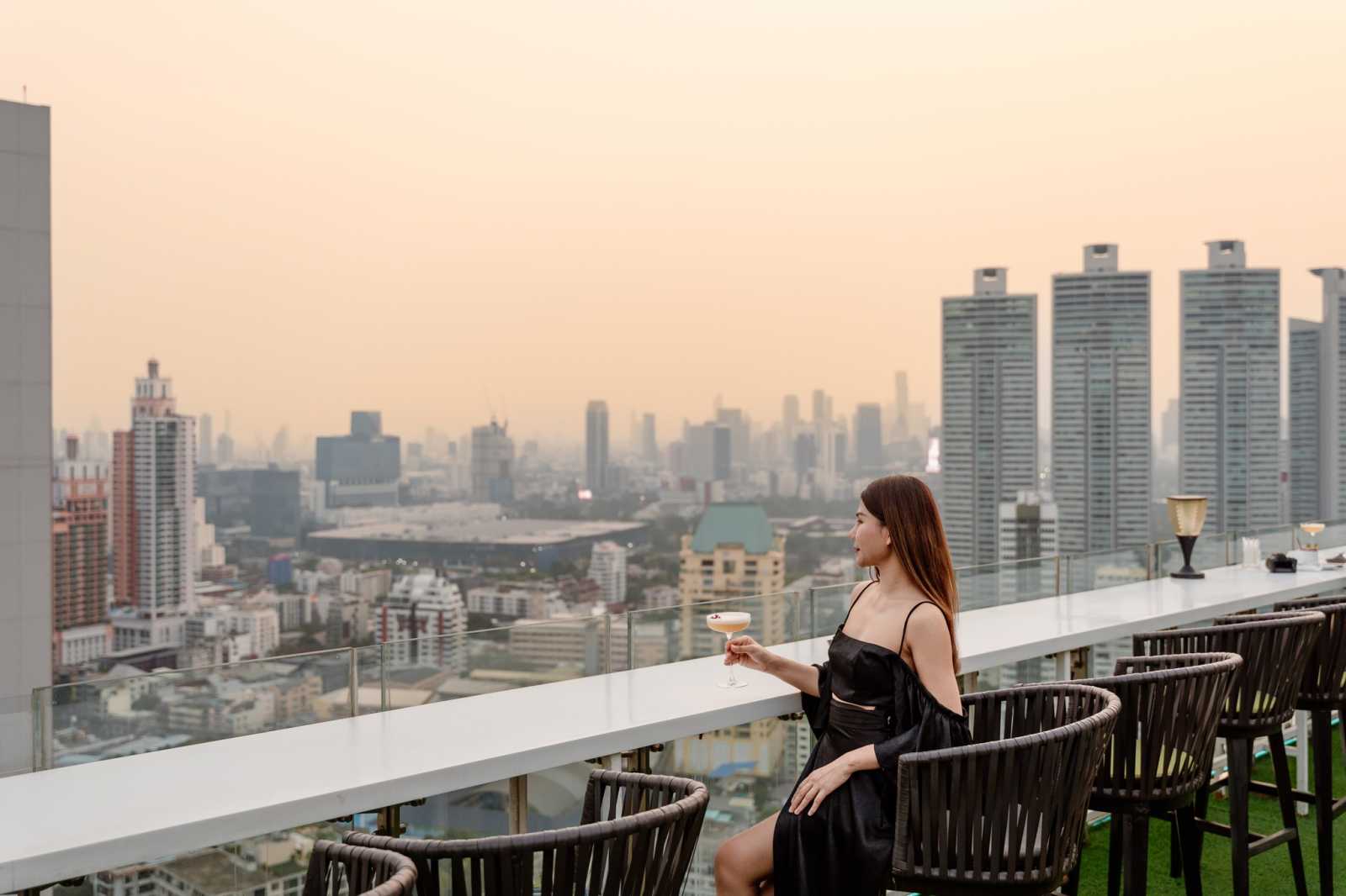 Rooftop Mojjo Rooftop Lounge Bar in Bangkok