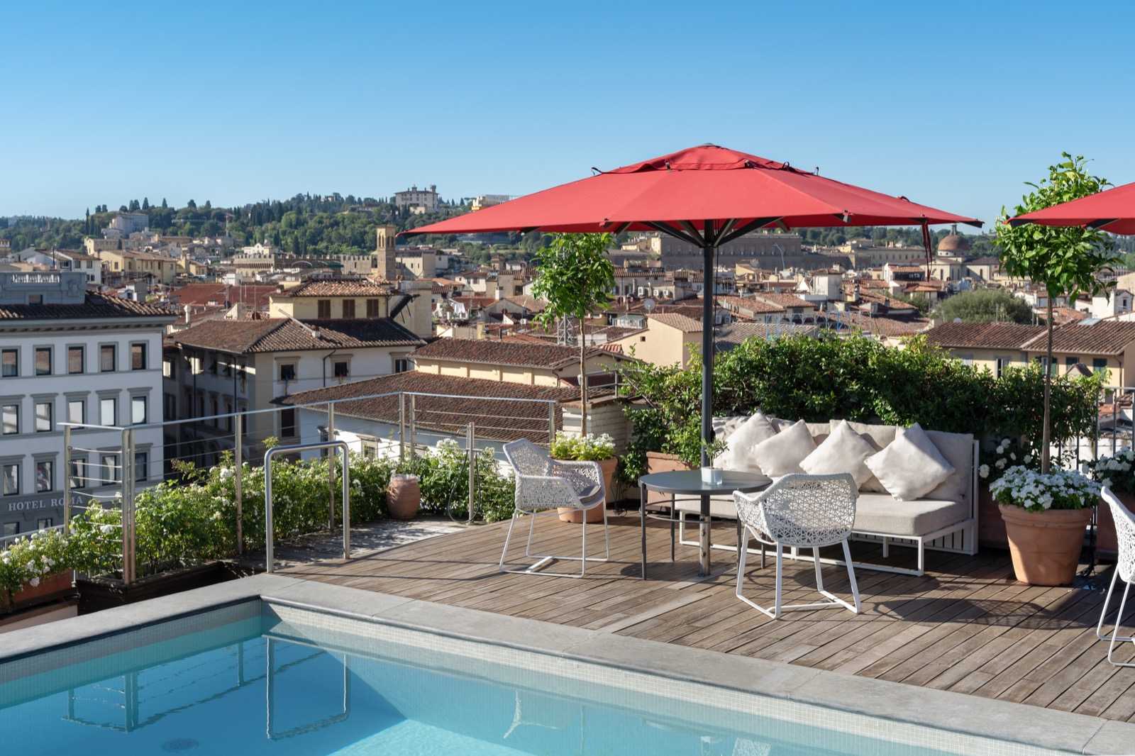 Rooftop Grand Hotel Minerva Rooftop Bar in Florence - 2